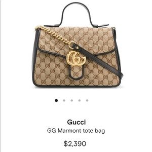 Gucci GG Marmont Tote Purse